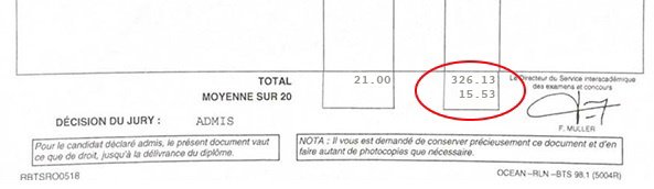 Bulletin relevé de notes de pour son BTSA Aqua Bulletin relevé de notes de pour son BTSA Aqua